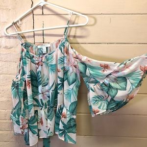 Forever 21 Tropical Blouse